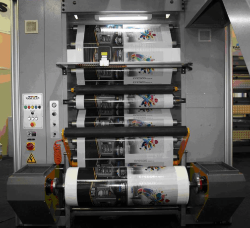 Antrieb synchronisierte Druckmaschine